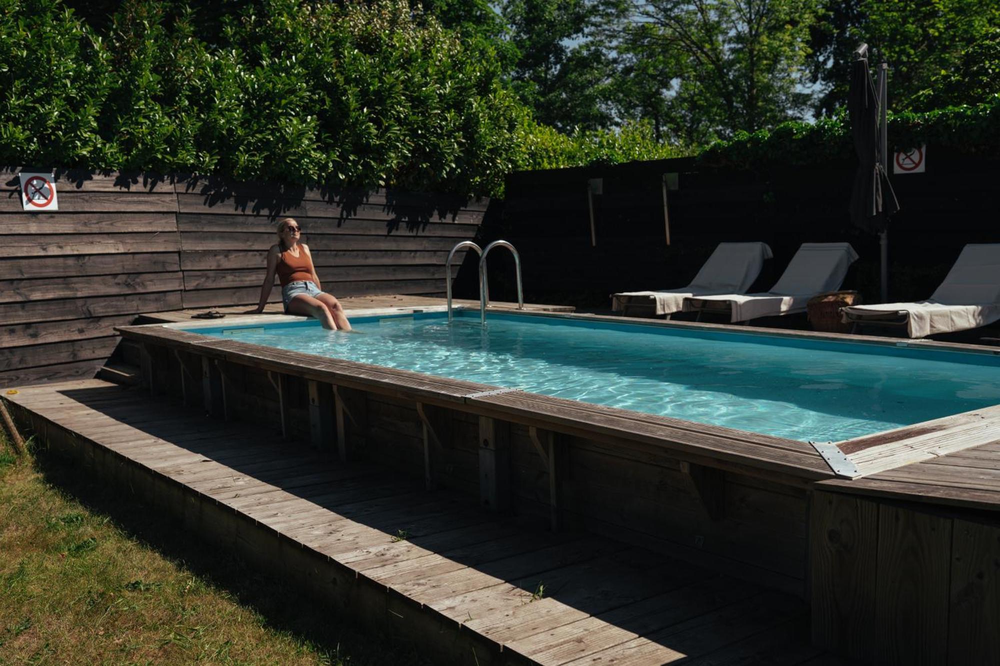 Luxe Vakantiehuis Nova Met Zwembad 奥德多普 外观 照片