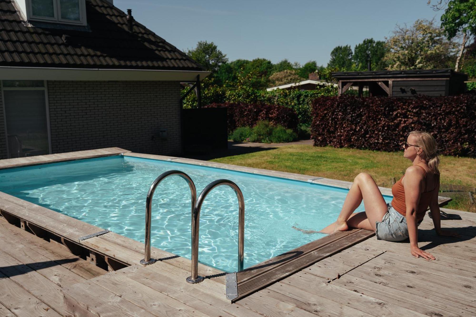 Luxe Vakantiehuis Nova Met Zwembad 奥德多普 外观 照片